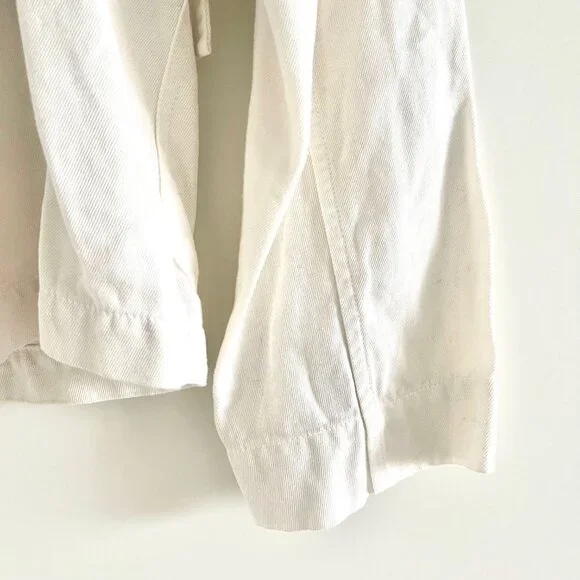 Nili Lotan Cambre Utility Jacket in White Sand Size M - Picture 11 of 14